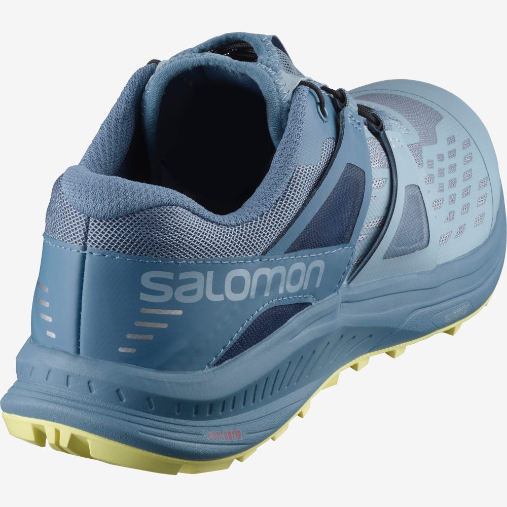 Women's Salomon ULTRA W /PRO Trail Running Shoes Blue | ZRPB-69478