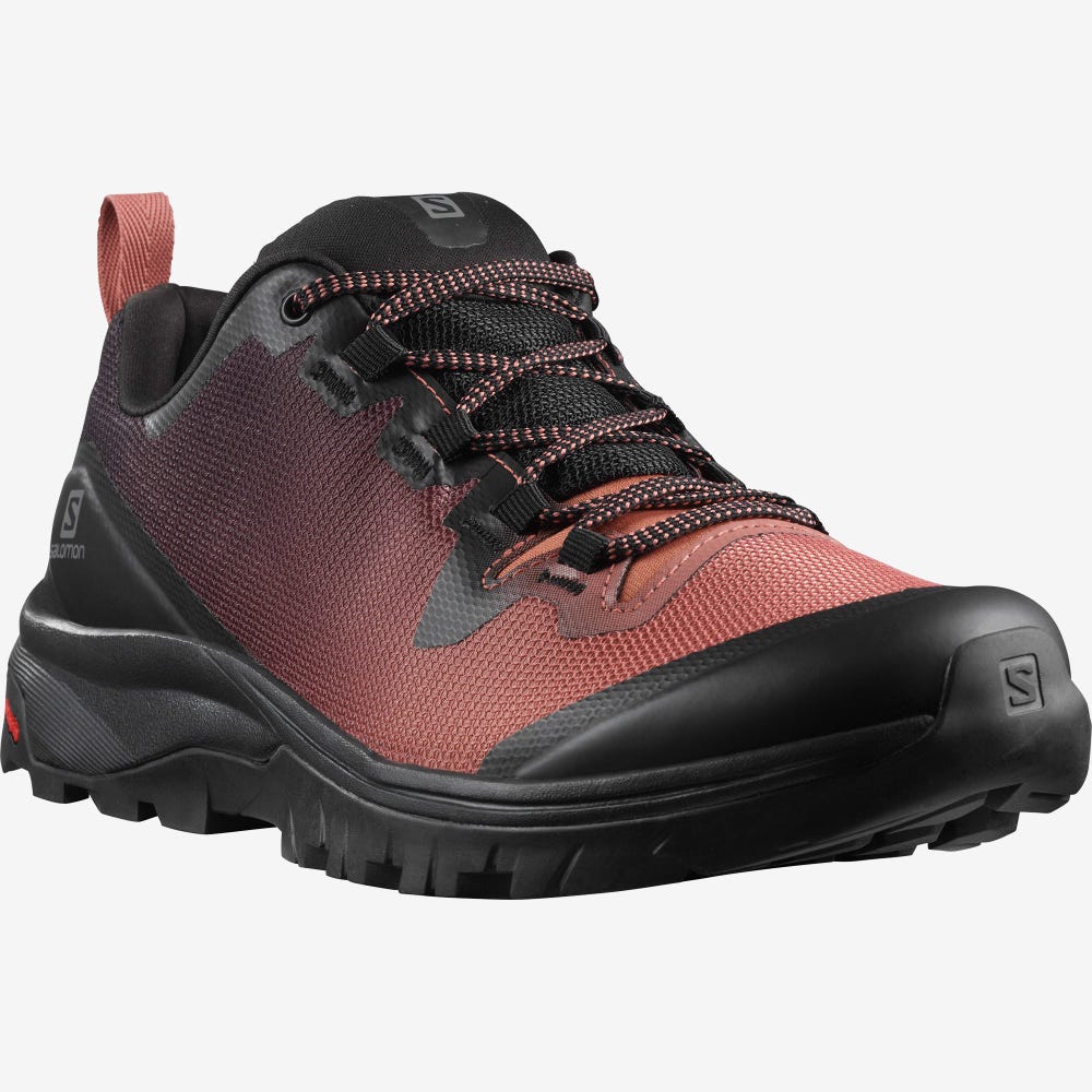 Women's Salomon VAYA Hiking Shoes Black | MGVX-89264