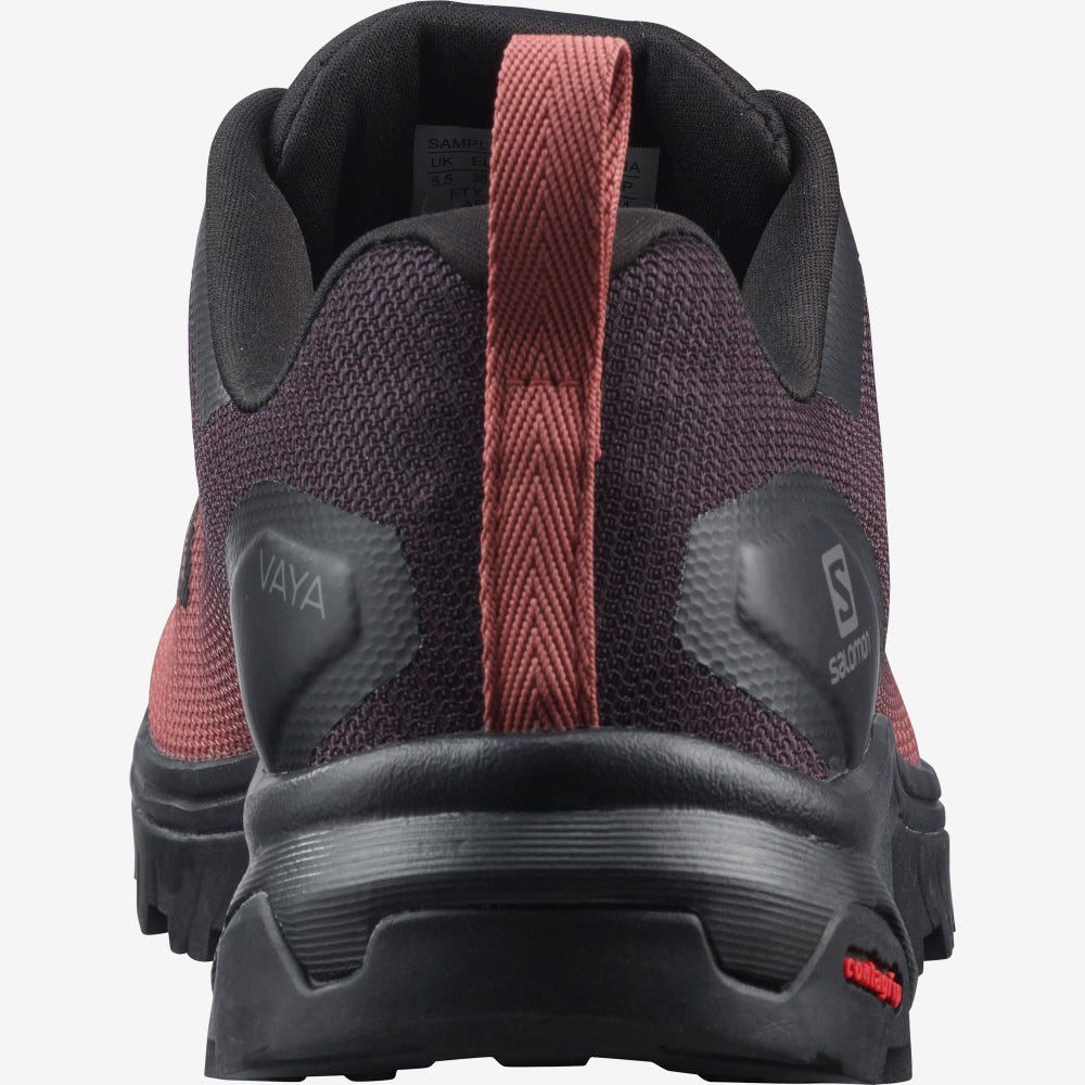 Women's Salomon VAYA Hiking Shoes Black | MGVX-89264
