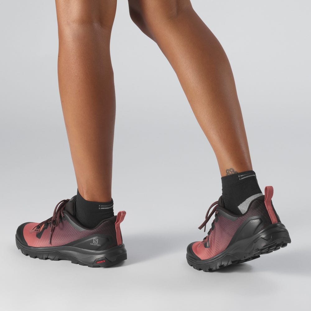 Women's Salomon VAYA Hiking Shoes Black | MGVX-89264