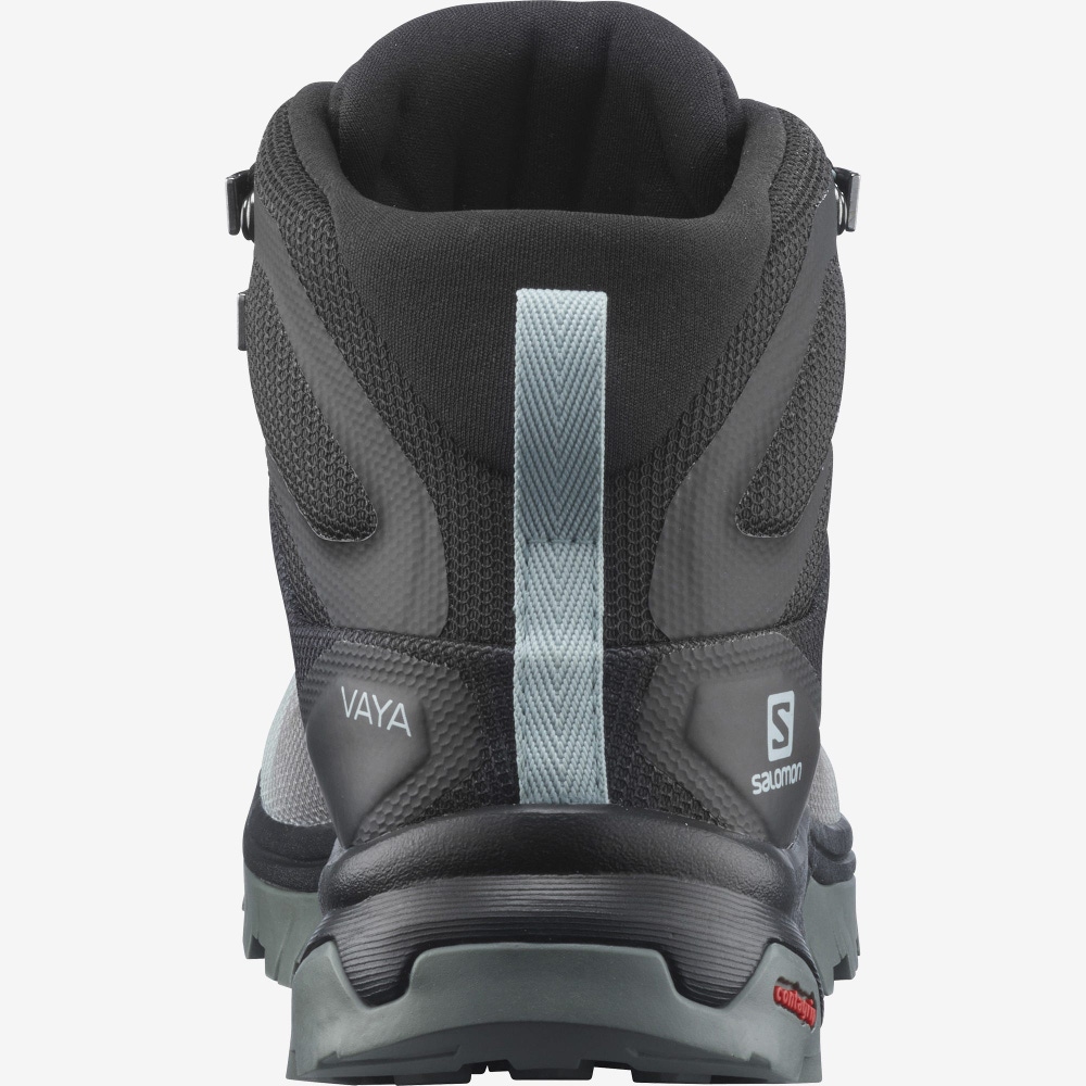 Women's Salomon VAYA MID GORE-TEX Hiking Boots Light Turquoise Grey | SWZH-18750