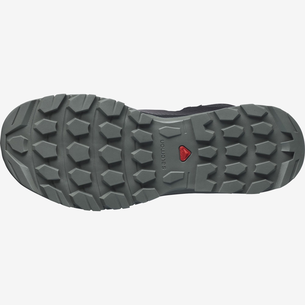 Women's Salomon VAYA MID GORE-TEX Hiking Boots Light Turquoise Grey | SWZH-18750