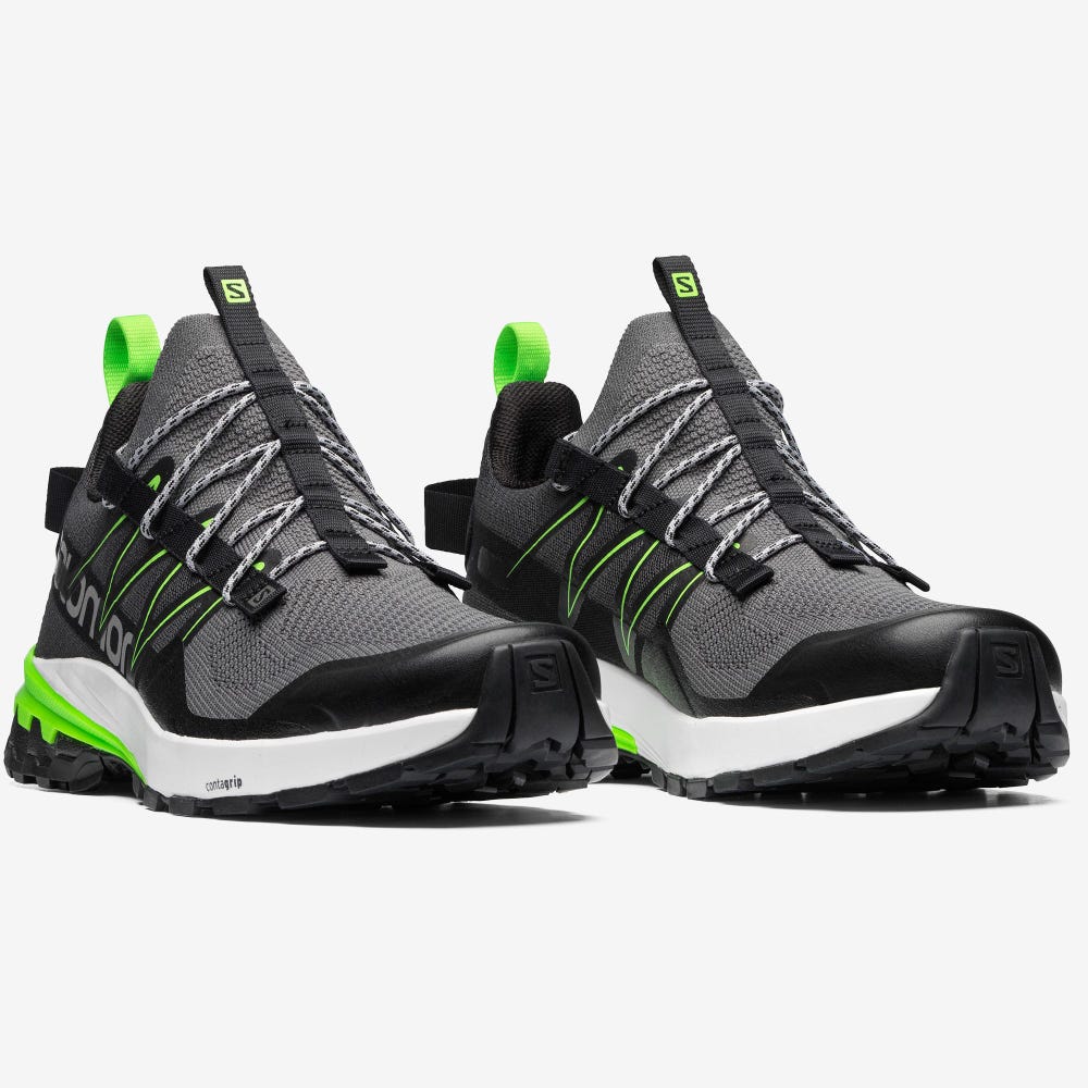 Women's Salomon XA COVER Sneakers Black/Green | UITP-42798