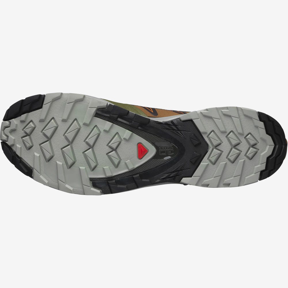 Women's Salomon XA COVER Sneakers Olive/Orange | LWNM-06581