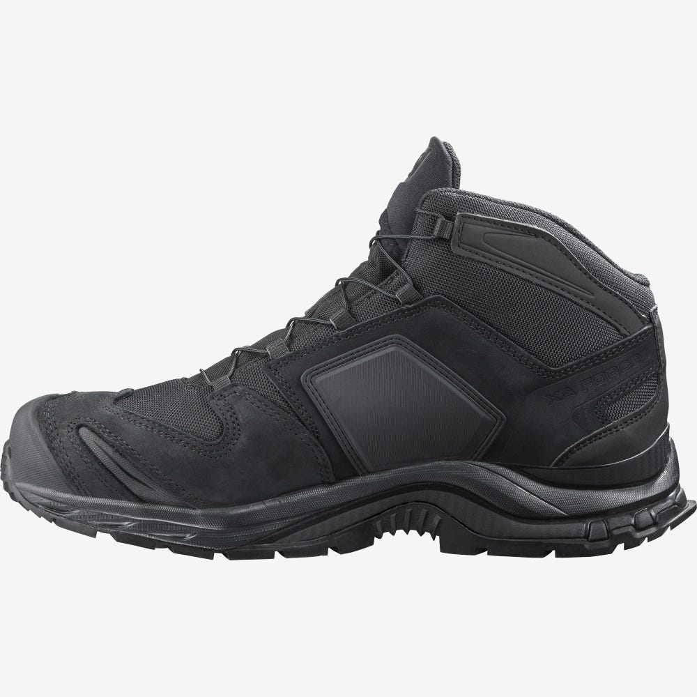 Women's Salomon XA FORCES MID EN Tactical Boots Black | VQPO-13246