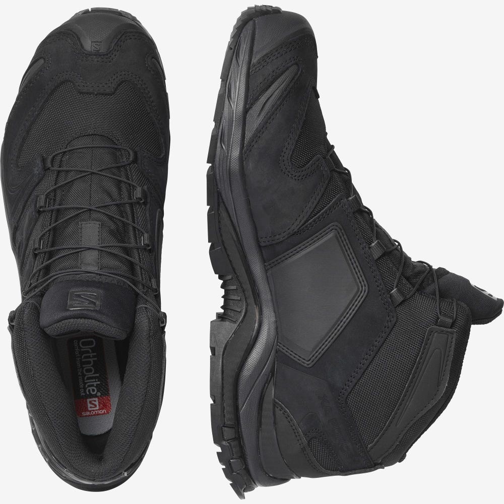 Women's Salomon XA FORCES MID EN Tactical Boots Black | VQPO-13246