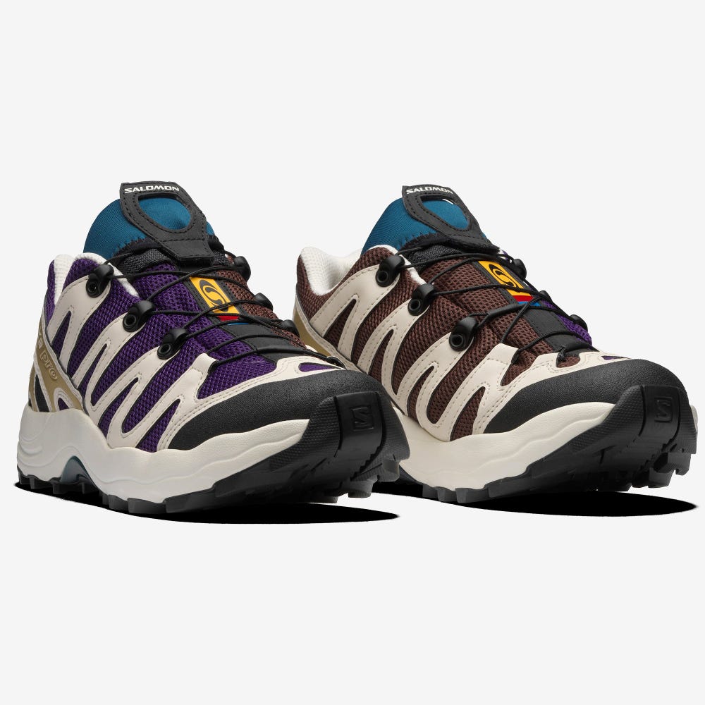 Women's Salomon XA PRO 1 Sneakers Purple/Chocolate/Blue | RQNU-65907