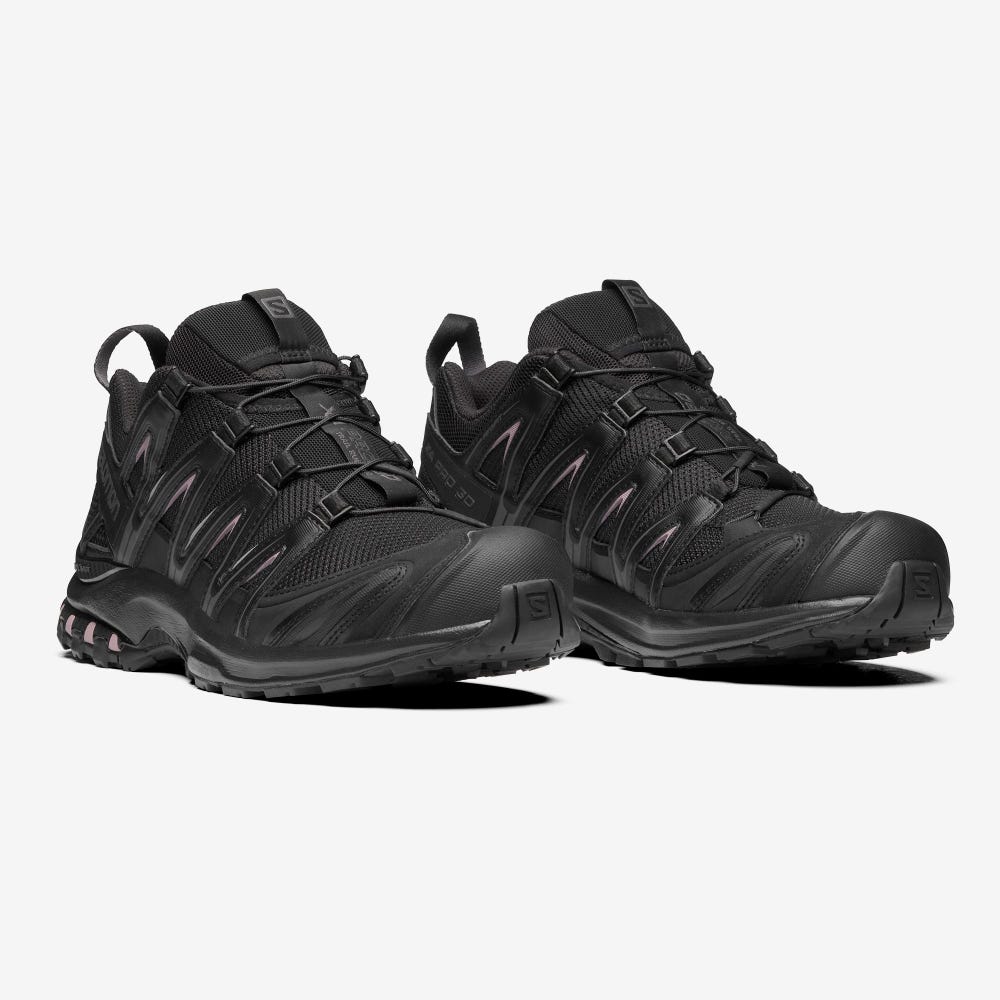 Women's Salomon XA PRO 3D Sneakers Black | PTKI-70314