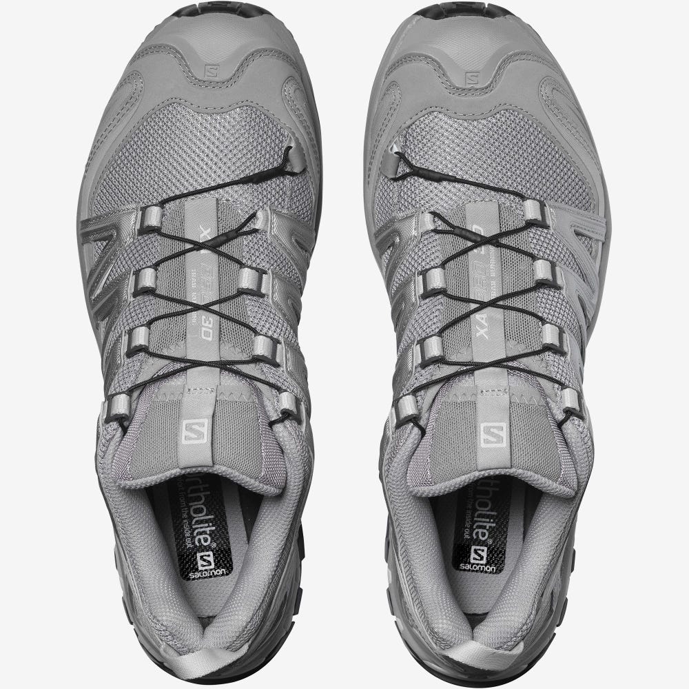 Women's Salomon XA PRO 3D Sneakers Grey/Silver | AFDG-29017