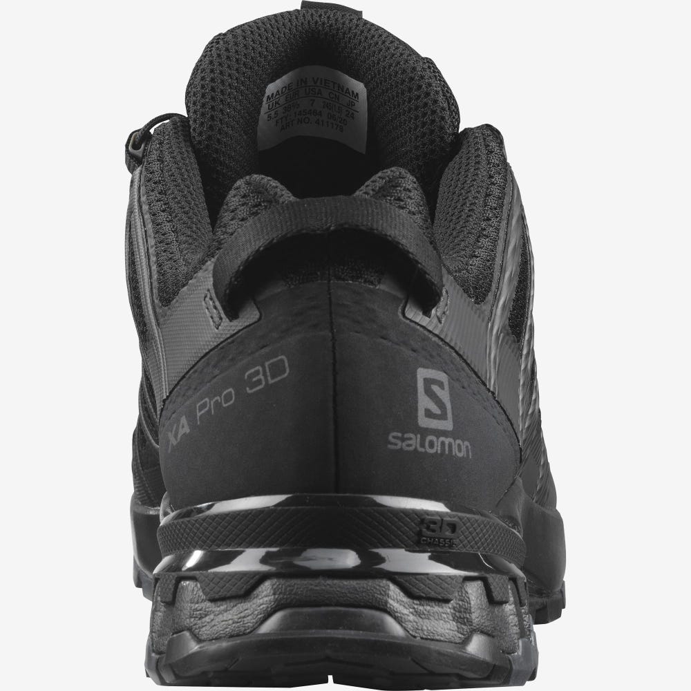 Women's Salomon XA PRO 3D v8 Trail Running Shoes Black | ABWN-94627