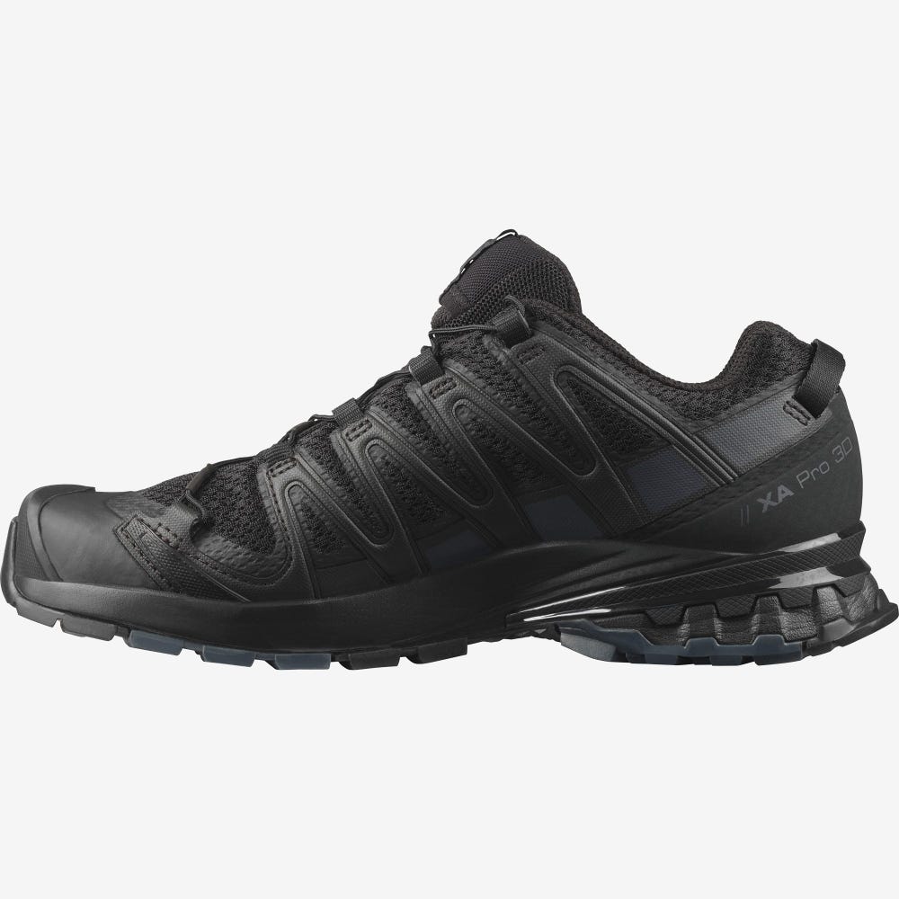 Women's Salomon XA PRO 3D v8 Trail Running Shoes Black | ABWN-94627