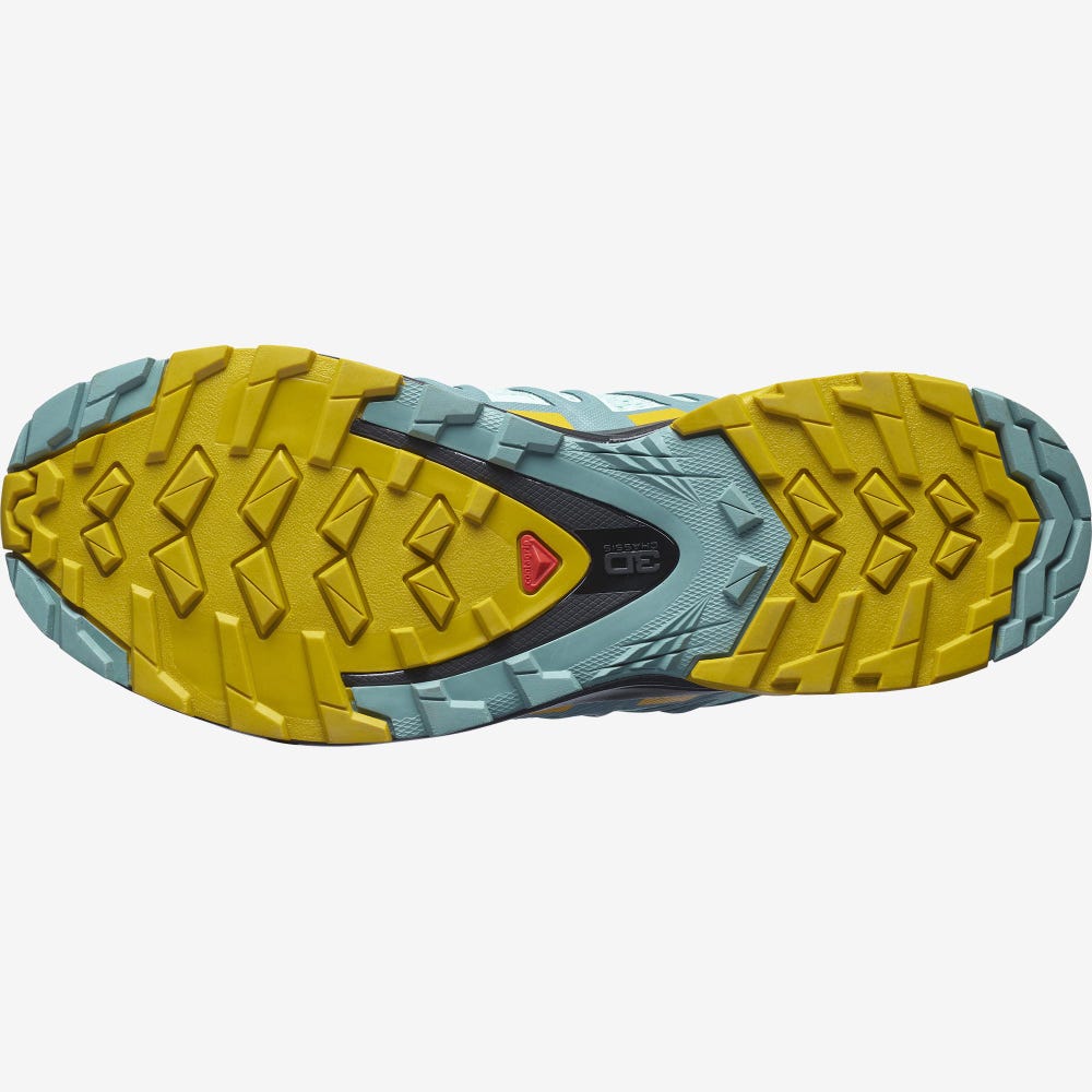 Women's Salomon XA PRO 3D v8 Trail Running Shoes Green | EMCU-25031