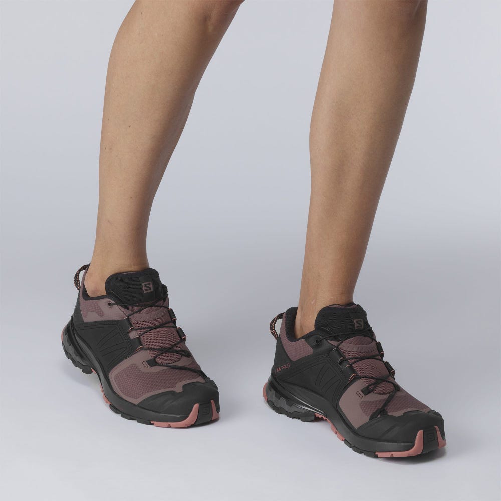 Women's Salomon XA WILD Trail Running Shoes Black | CVMW-17293