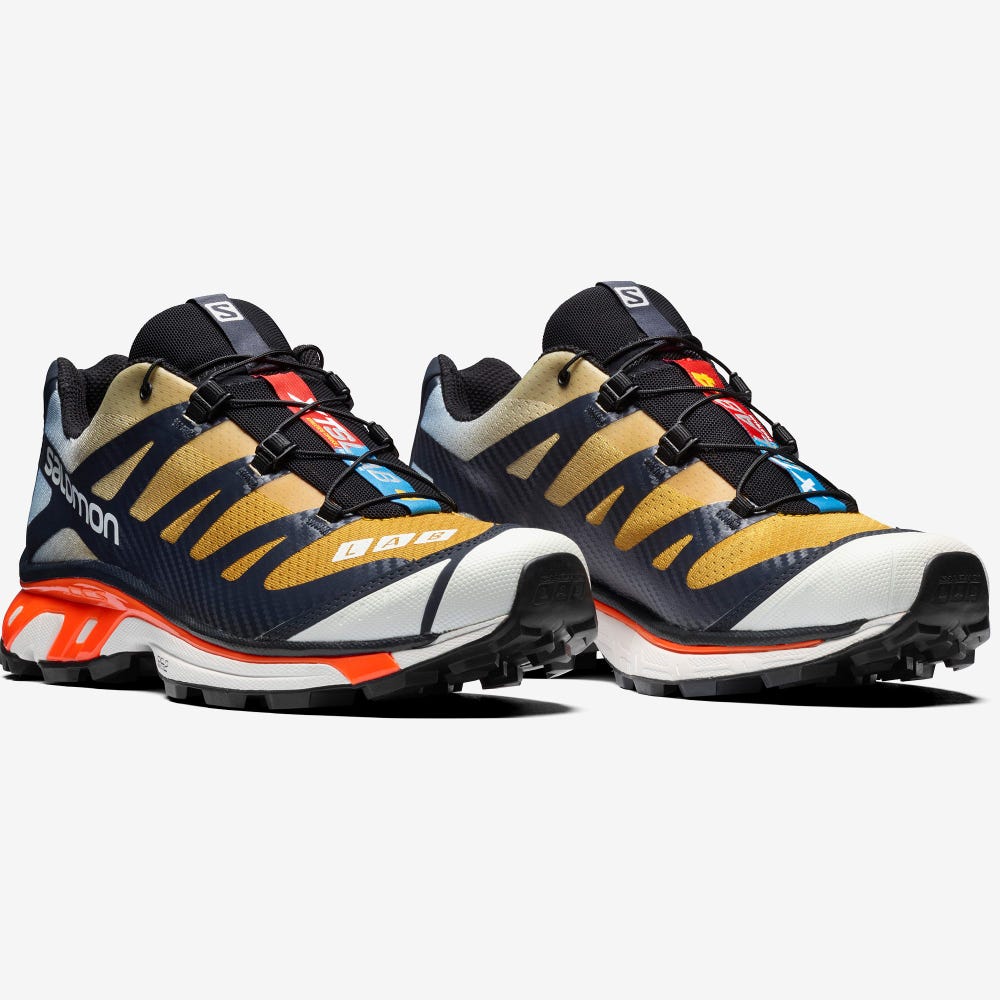 Women's Salomon XT-4 ADVANCED Sneakers Blue/Red Orange | AVML-62548