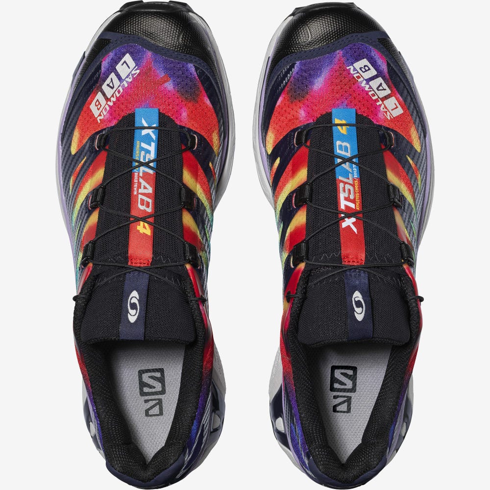 Women's Salomon XT-4 ADVANCED Sneakers Blue/Lavender | ZHRN-42785
