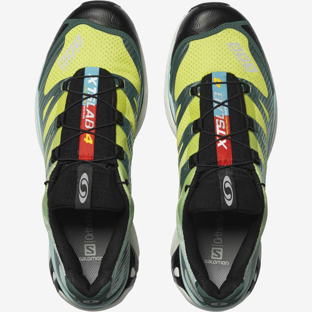 Women's Salomon XT-4 ADVANCED Sneakers Turquoise/Light Yellow | XCLS-13795