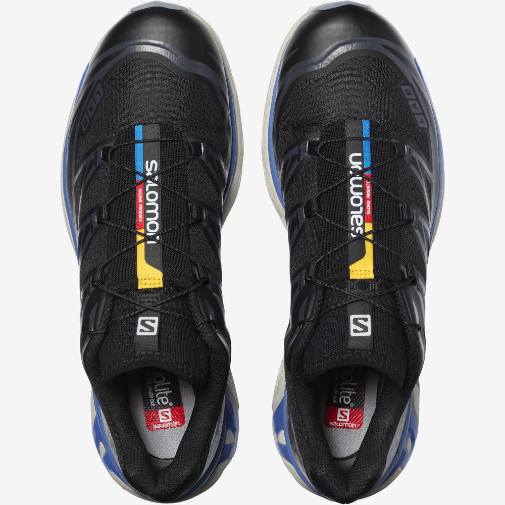 Women's Salomon XT-6 CLEAR Sneakers Black | PUDI-28536