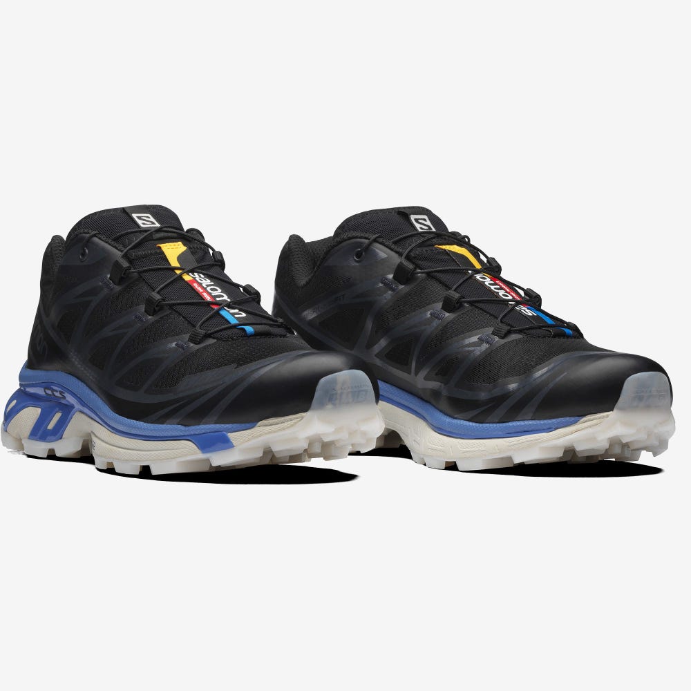 Women's Salomon XT-6 CLEAR Sneakers Black | PUDI-28536