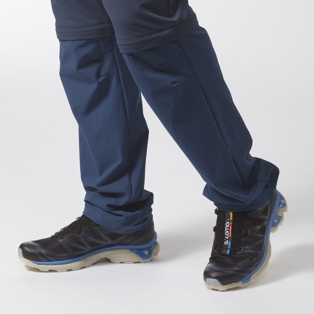 Women's Salomon XT-6 CLEAR Sneakers Black | PUDI-28536