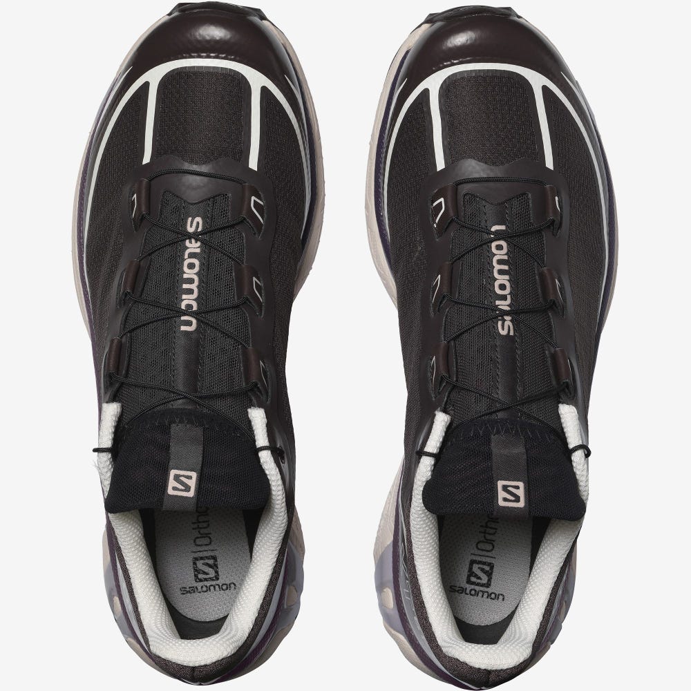 Women's Salomon XT-6 FT Sneakers Black/Chocolate Purple | RAIP-26490