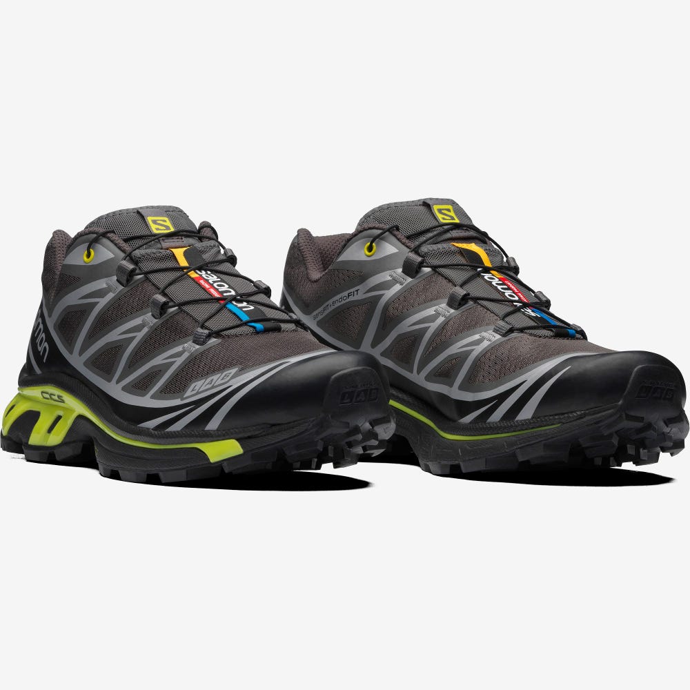 Women's Salomon XT-6 Sneakers Black | AIWK-13965