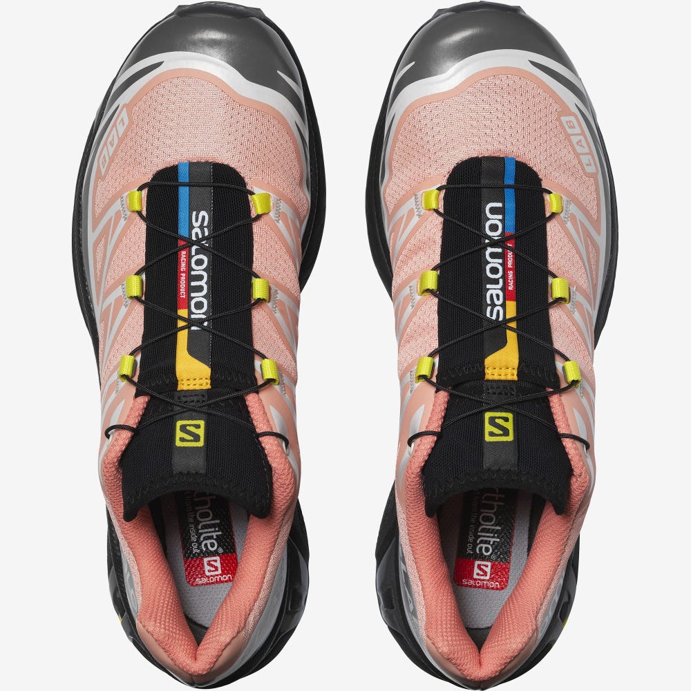 Women's Salomon XT-6 Sneakers Black | EARN-31079