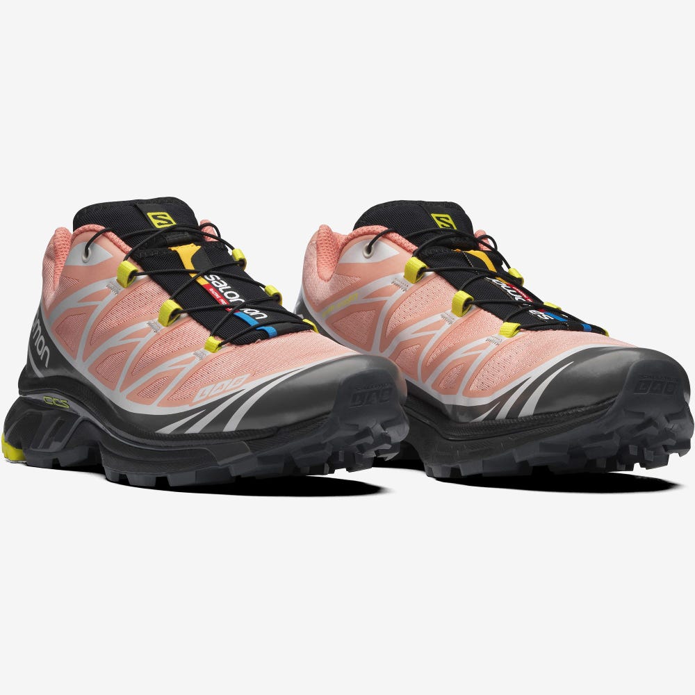 Women's Salomon XT-6 Sneakers Black | EARN-31079
