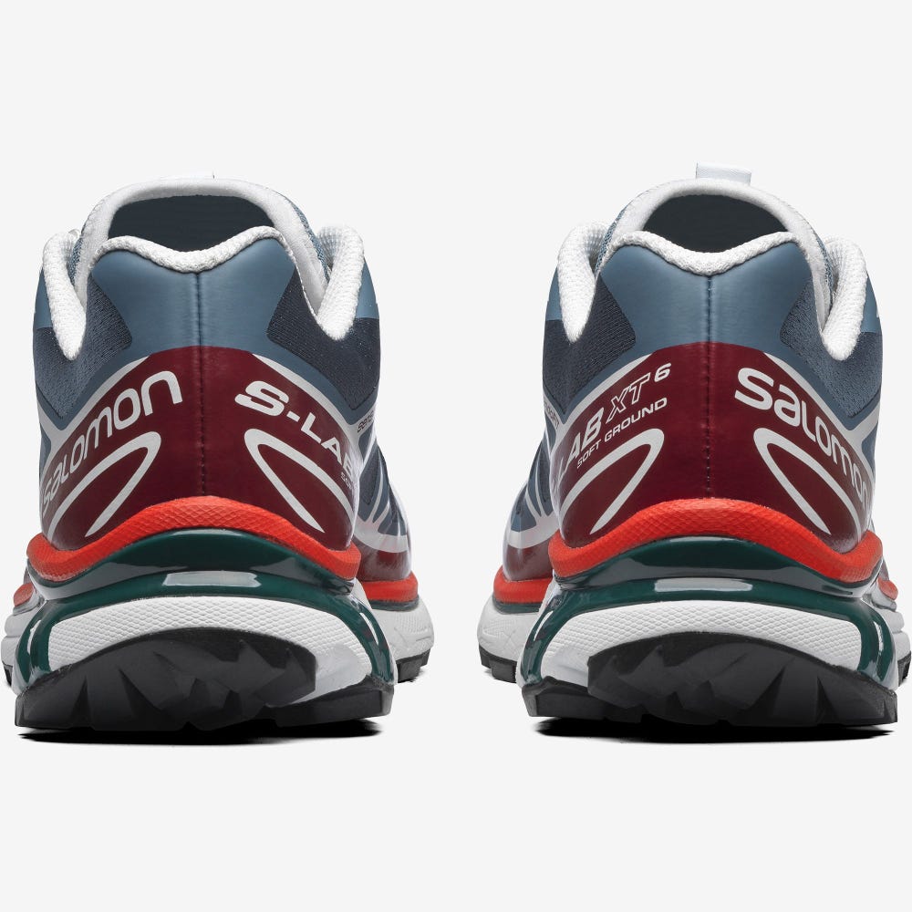 Women's Salomon XT-6 Sneakers Blue/White/Pink | HOTV-81439