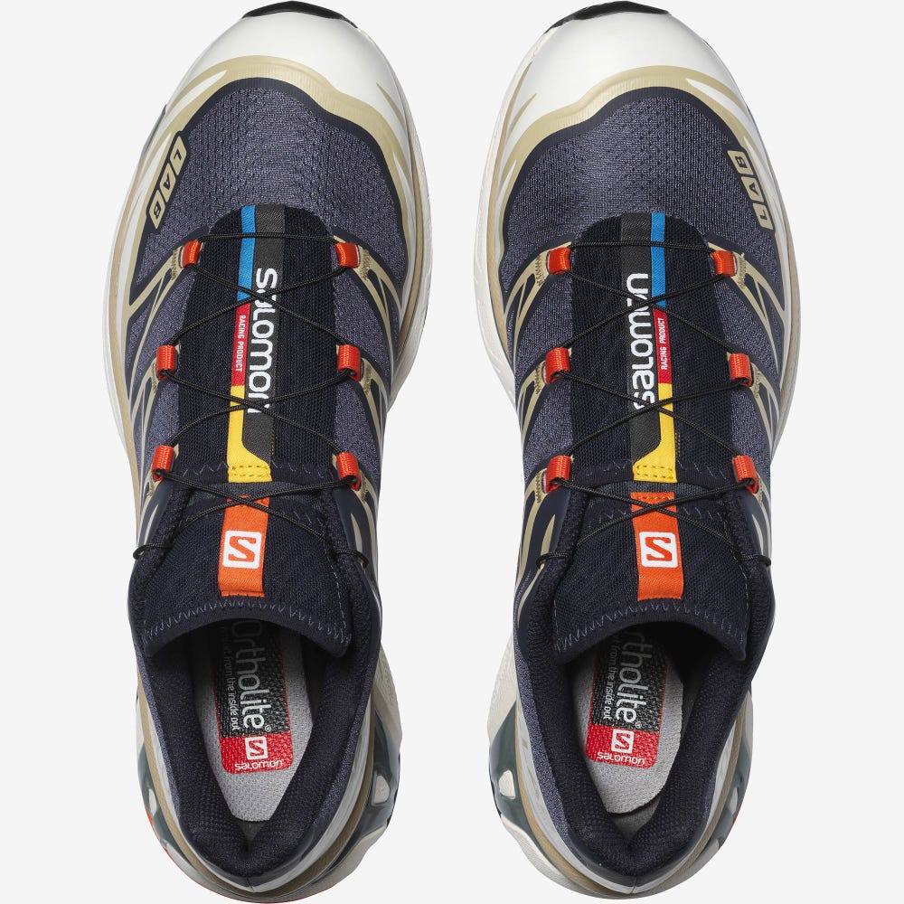 Women's Salomon XT-6 Sneakers Red Orange | AHUE-05846