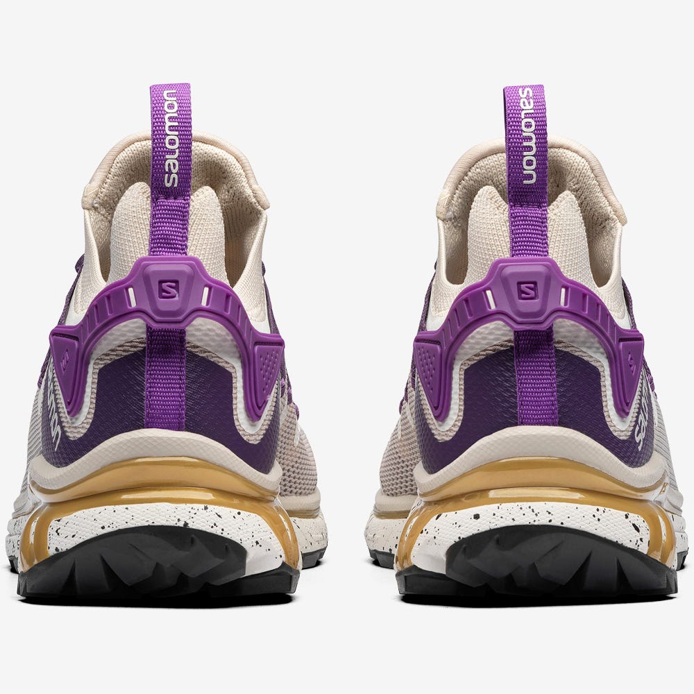 Women's Salomon XT-RUSH Sneakers Beige/Purple/Gold | JFIP-63218