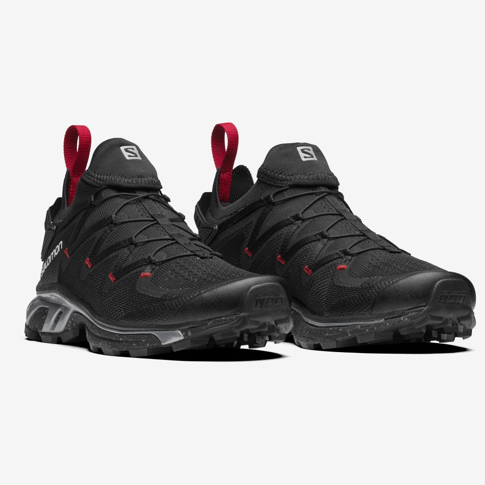 Women's Salomon XT-RUSH Sneakers Black/Pink | GYRJ-92734