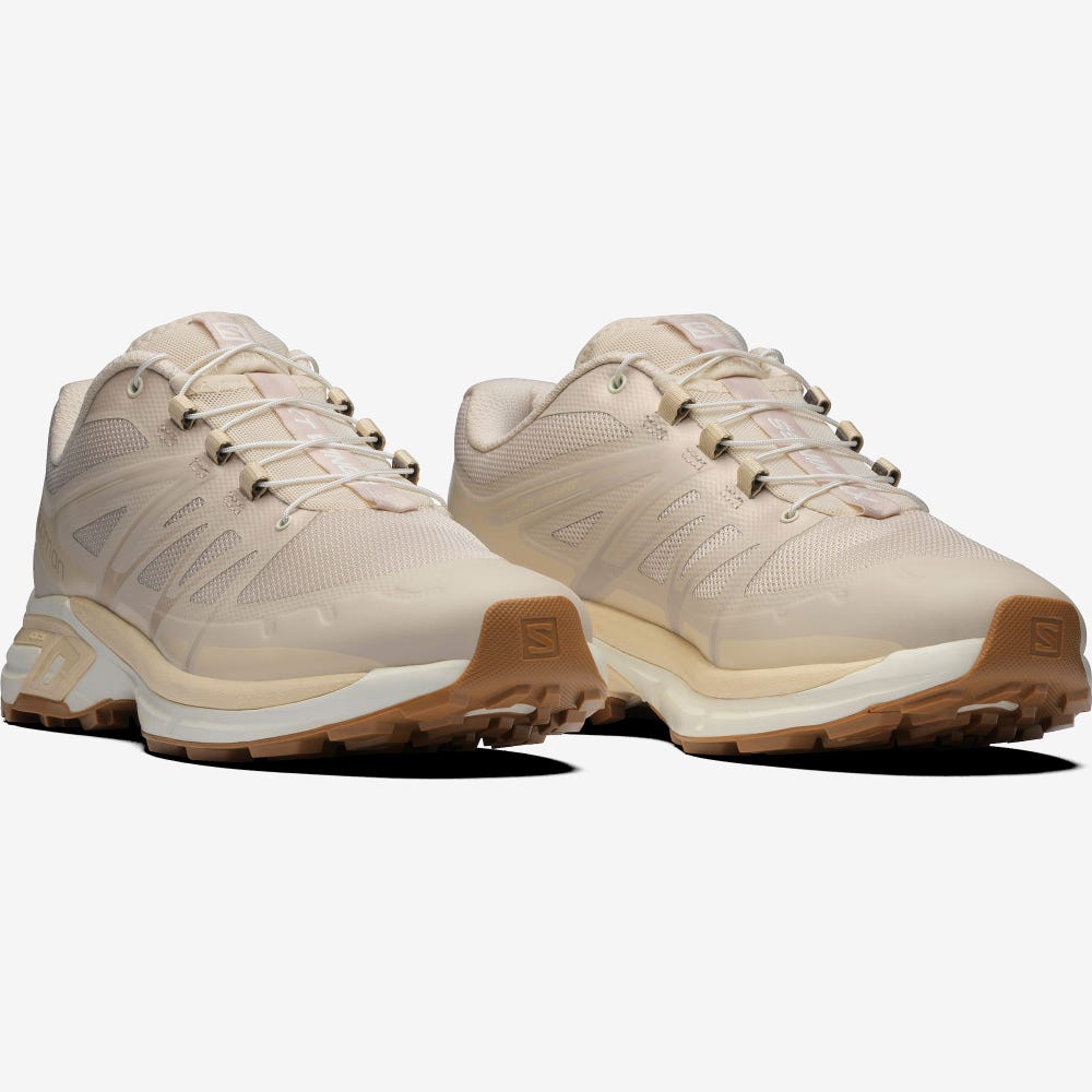 Women's Salomon XT-WINGS 2 Sneakers Beige/Brown | CMRH-93602