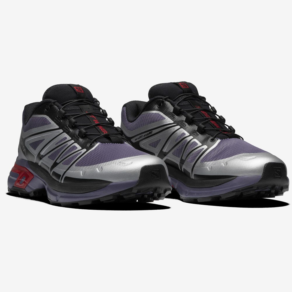Women's Salomon XT-WINGS 2 Sneakers Black/Red | RCGY-61970