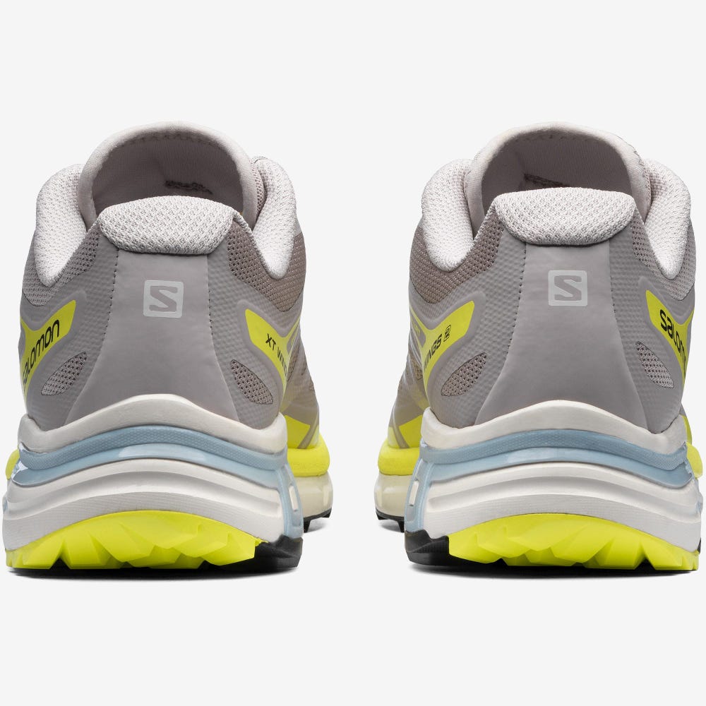 Women's Salomon XT-WINGS 2 Sneakers Grey/Yellow | SCNO-12940