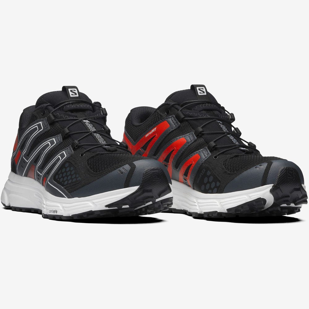 Women's Salomon X-MISSION 3 Sneakers Black/White/Pink | DYIT-49063