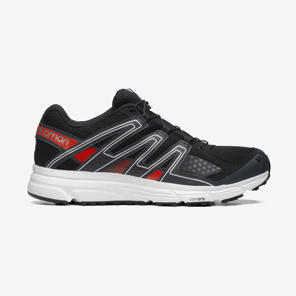 Women\'s Salomon X-MISSION 3 Sneakers Black/White/Pink | DYIT-49063