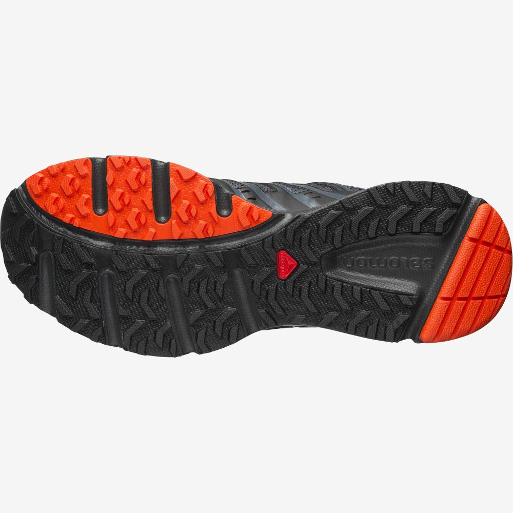 Women's Salomon X-MISSION 3 Sneakers Black/Red Orange | ZXJP-60589