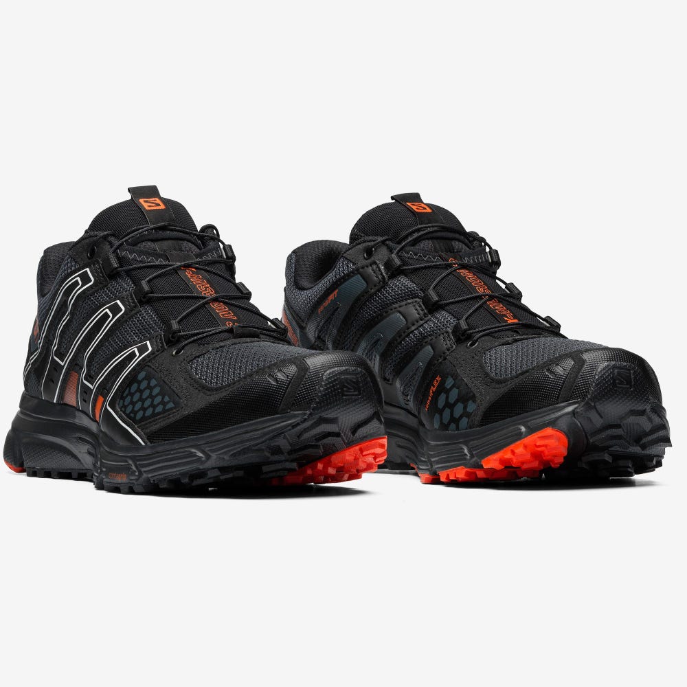 Women's Salomon X-MISSION 3 Sneakers Black/Red Orange | ZXJP-60589