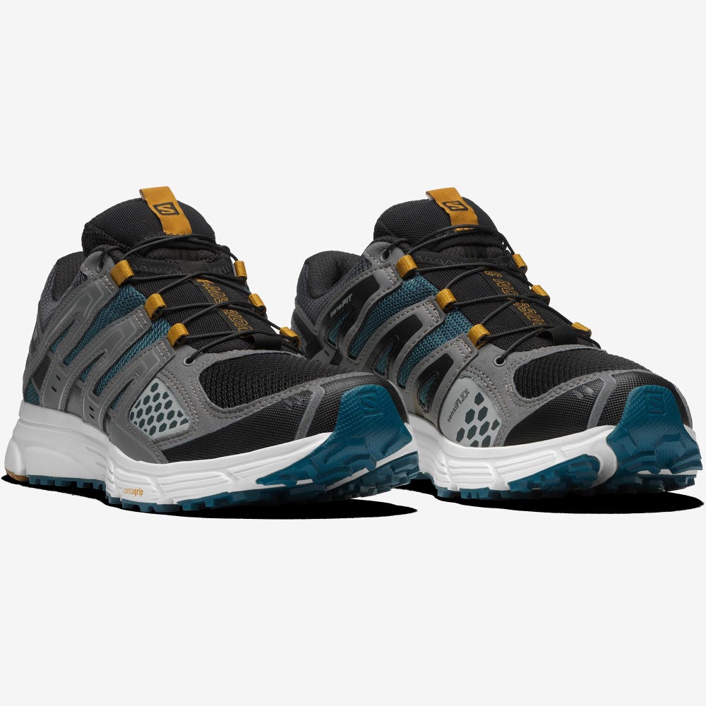Women's Salomon X-MISSION 3 Sneakers Grey/Blue | WCKN-51738