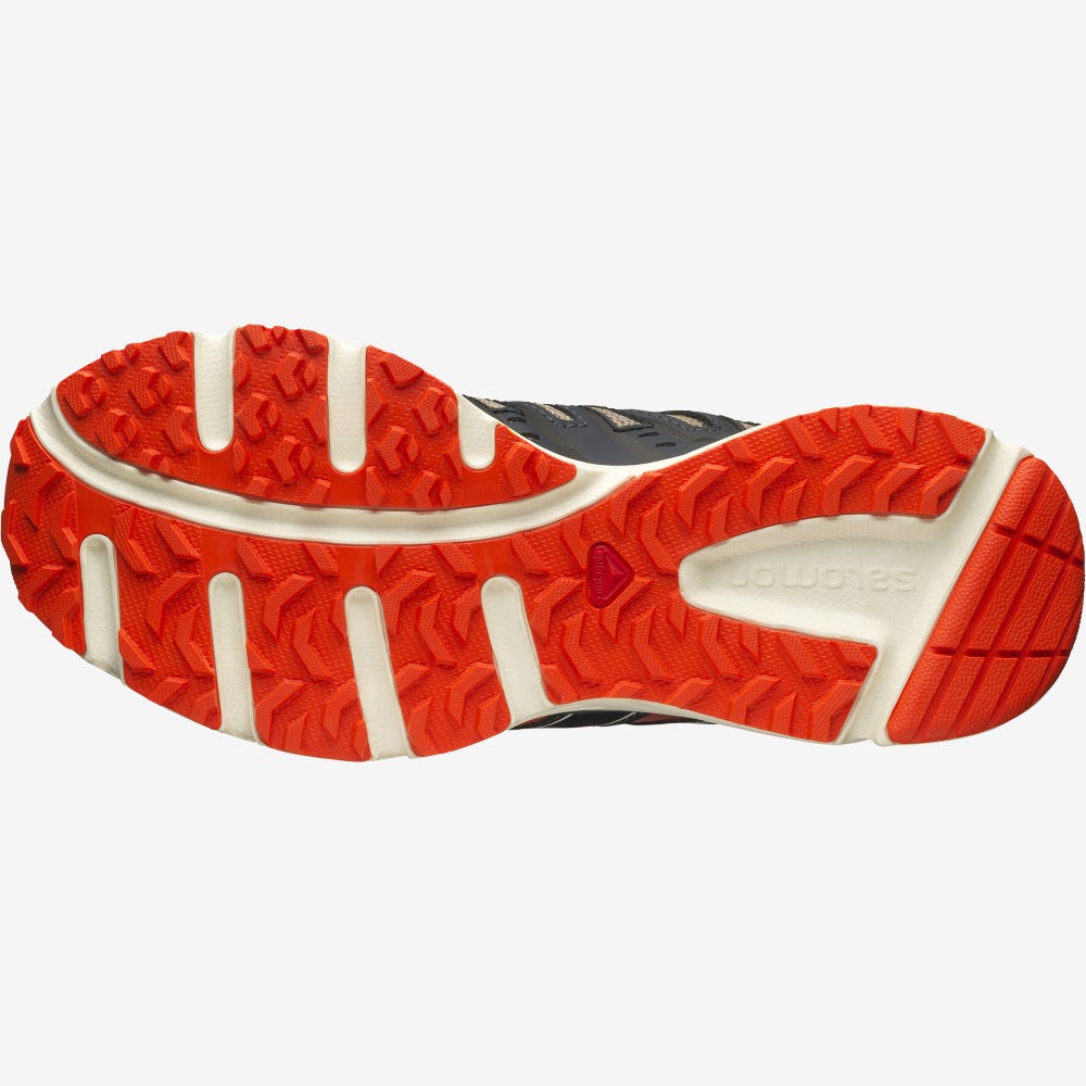 Women's Salomon X-MISSION 3 Sneakers Light Brown/Red Orange | YBXL-15478