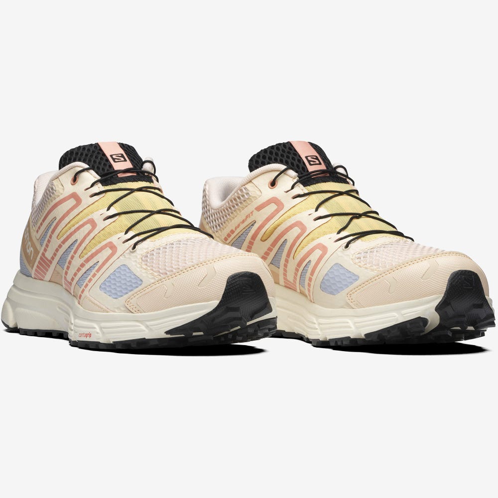 Women's Salomon X-MISSION 4 Sneakers Orange/Blue/Orange | WCSM-78965
