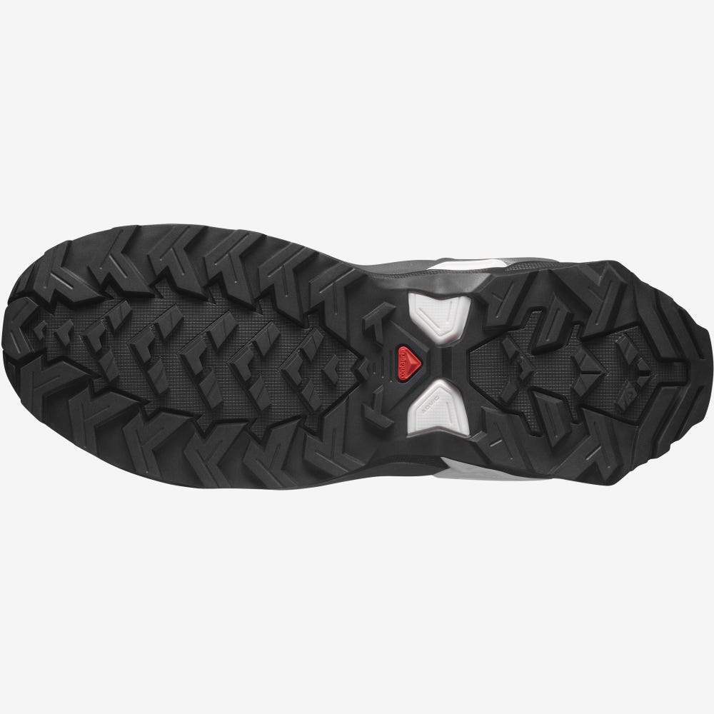 Women's Salomon X RAISE 2 GORE-TEX Hiking Shoes Grey/Black | WBZK-09762
