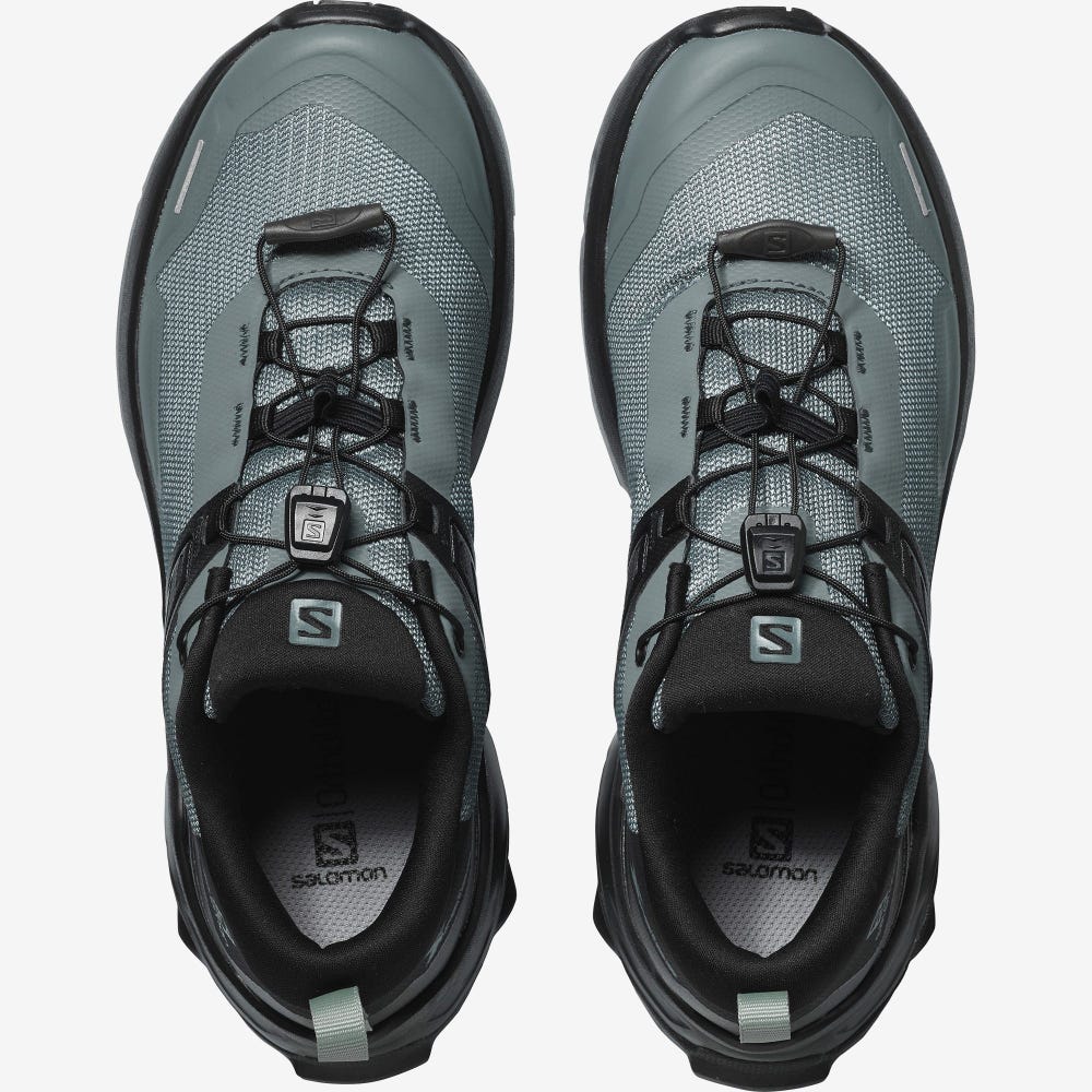 Women's Salomon X RAISE Hiking Shoes Grey/Black | TPYE-02916