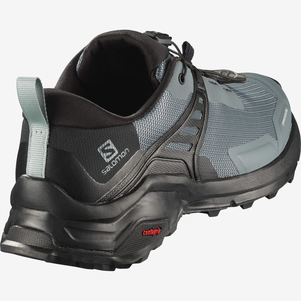 Women's Salomon X RAISE Hiking Shoes Grey/Black | TPYE-02916