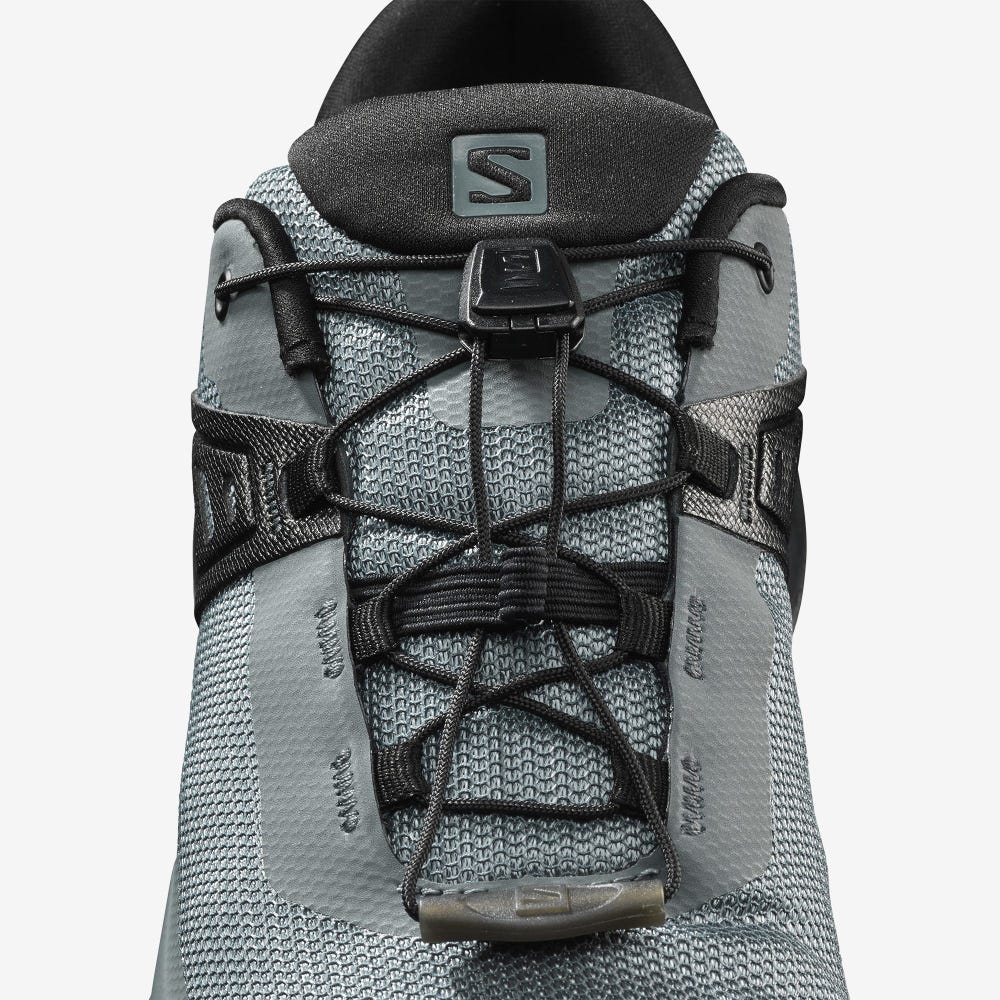 Women's Salomon X RAISE Hiking Shoes Grey/Black | TPYE-02916