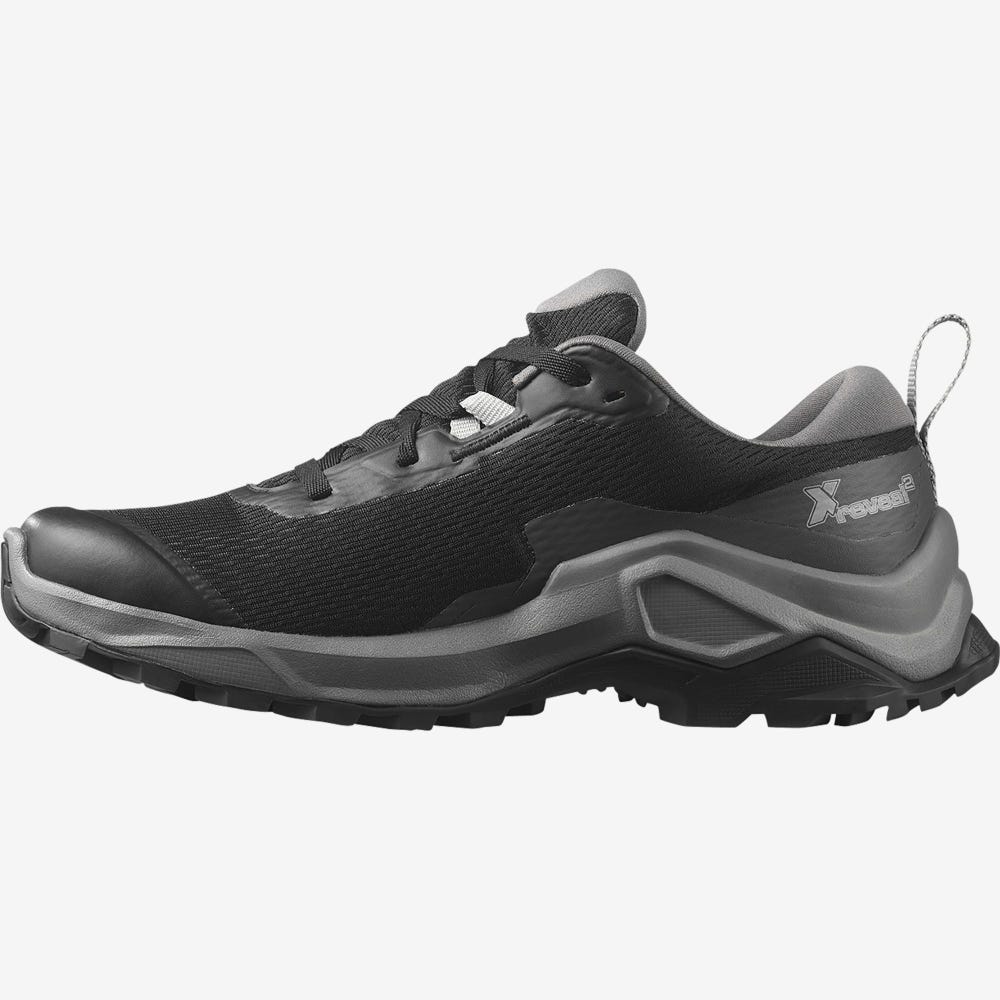 Women's Salomon X REVEAL 2 GORE-TEX Hiking Shoes Black | EUGJ-97681