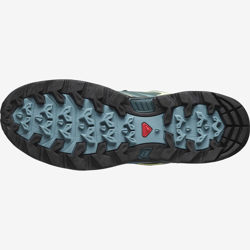 Women's Salomon X ULTRA 3 GORE-TEX Hiking Shoes Light Green | KXTI-13042