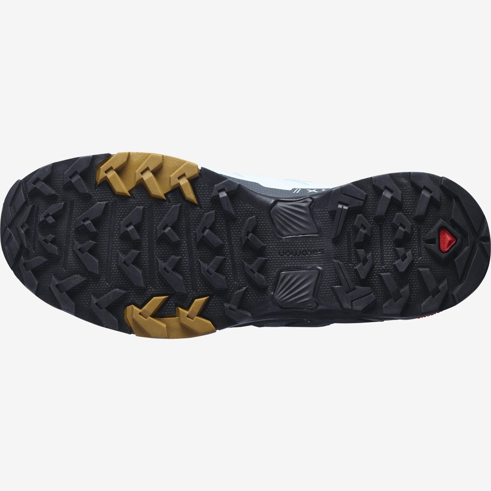 Women's Salomon X ULTRA 4 GORE-TEX Hiking Shoes Blue/Black | ADJI-05127