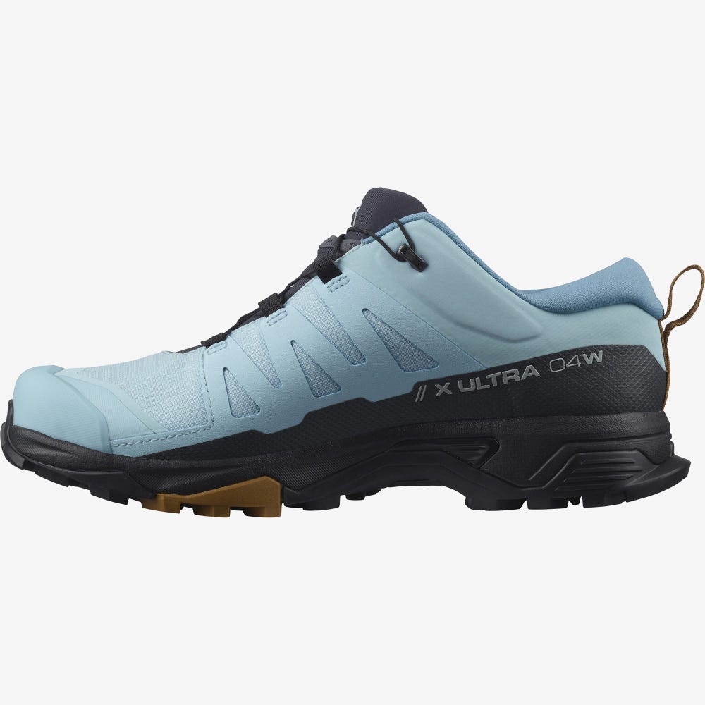 Women's Salomon X ULTRA 4 GORE-TEX Hiking Shoes Blue/Black | ADJI-05127
