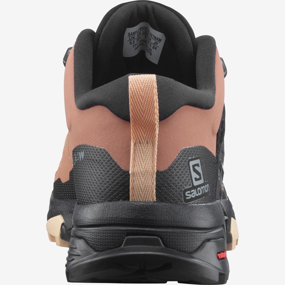 Women's Salomon X ULTRA 4 GORE-TEX Hiking Shoes Beige/Black/Cream | LKBC-76915